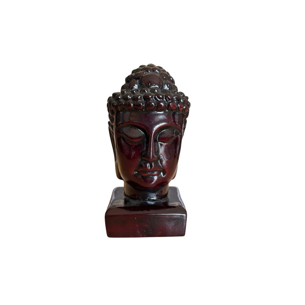 Buddha fej mahagóni kicsi