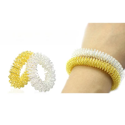 Akupresszúrás kar masszírozó ezüst