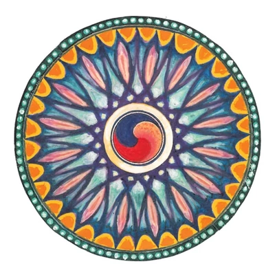 Életet hordozó csíra mandala mágnes