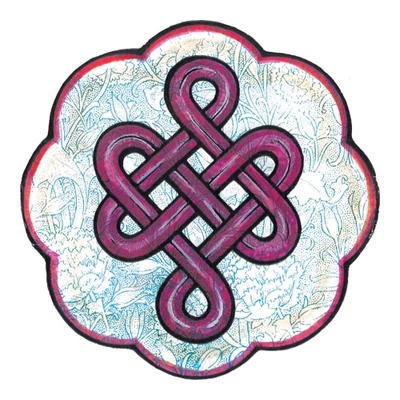 Végtelen csomó mandala mágnes
