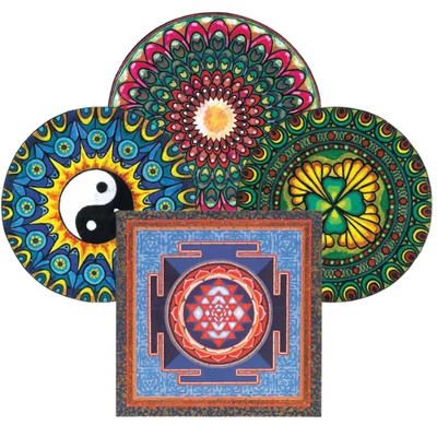 Mandala mágnes siker,szerencse csomag