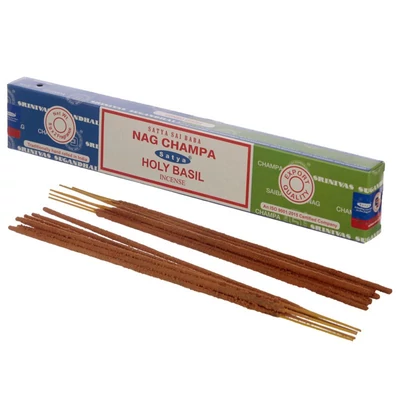 Satya nag champa áldott bazsalikom