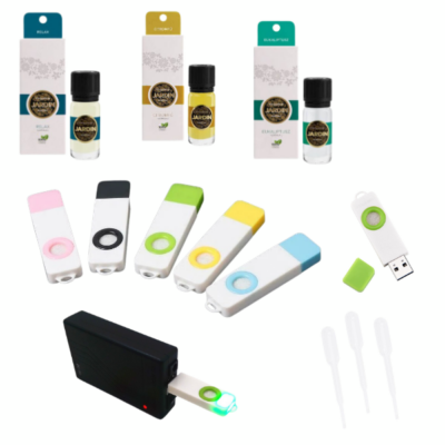 USB prémium Illóolaj párologtató csomag