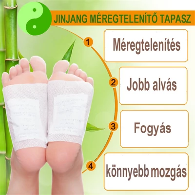 méregtelenítő talptapasz, eredeti jinjang minőség!