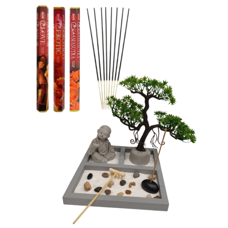 Zen kert bonsai fával szerelem csomag