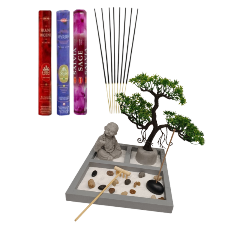 Zen kert bonsai fával tisztító csomag