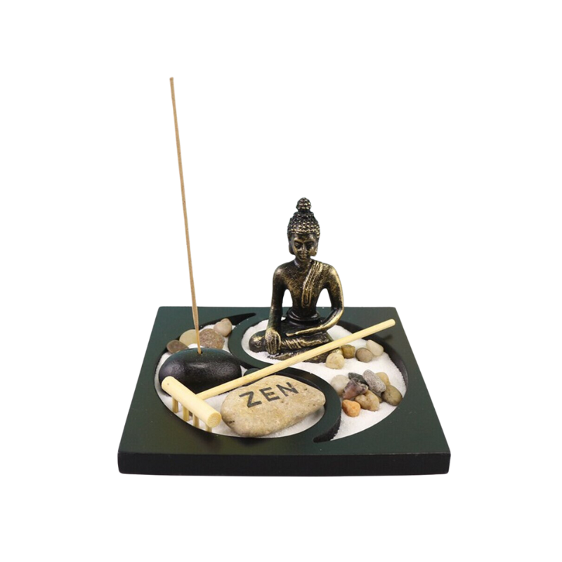 Zen kert jinjang Buddhával
