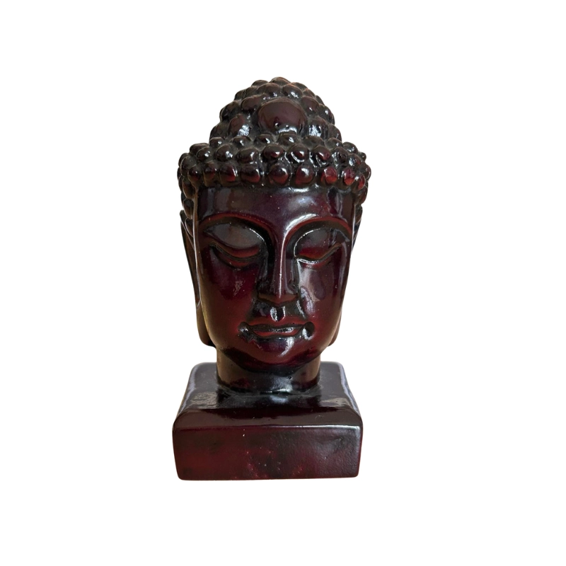 Buddha fej mahagóni nagy