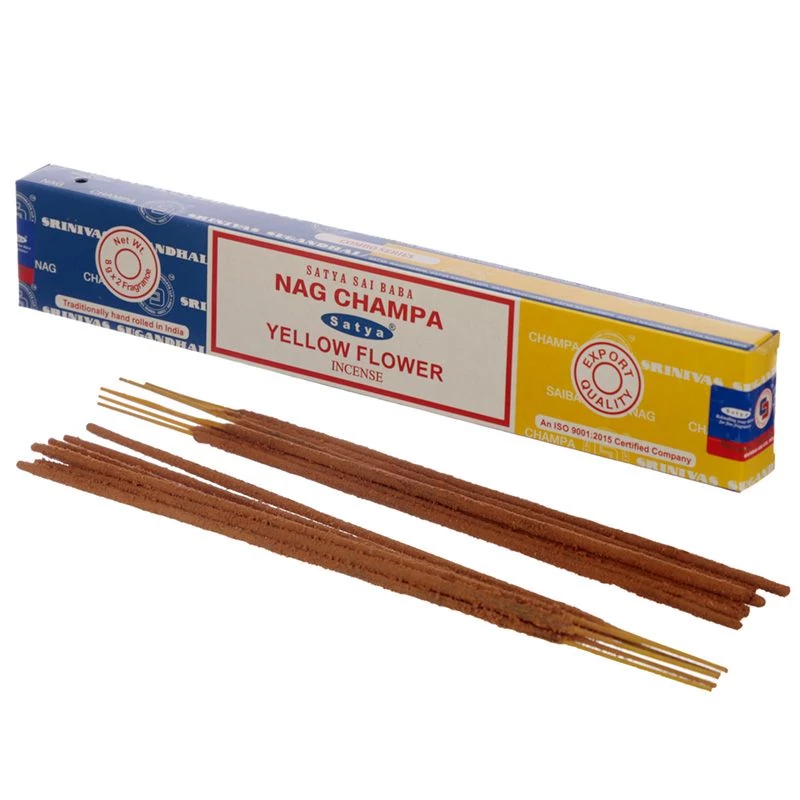 Satya nag champa sárga virág