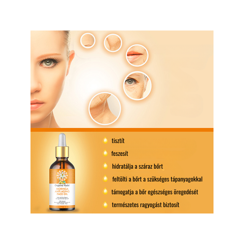 Arcápoló csomag moringa olajjal