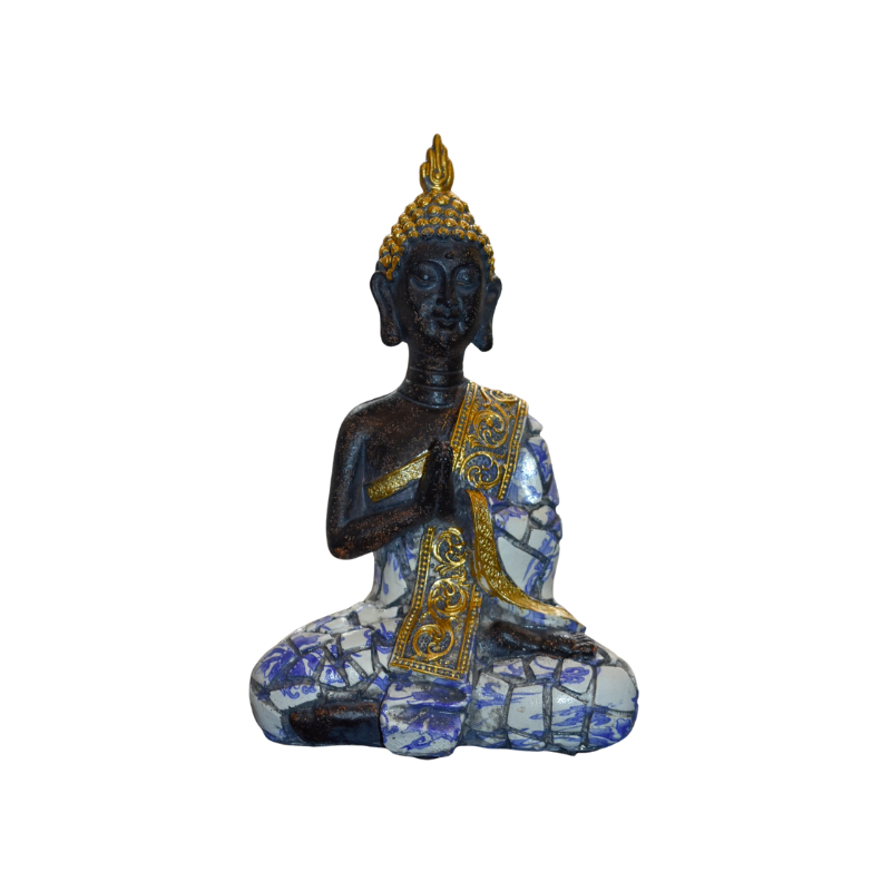 Buddha szobor színes csempés nagy