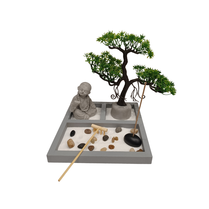 Zen kert bonsai fával