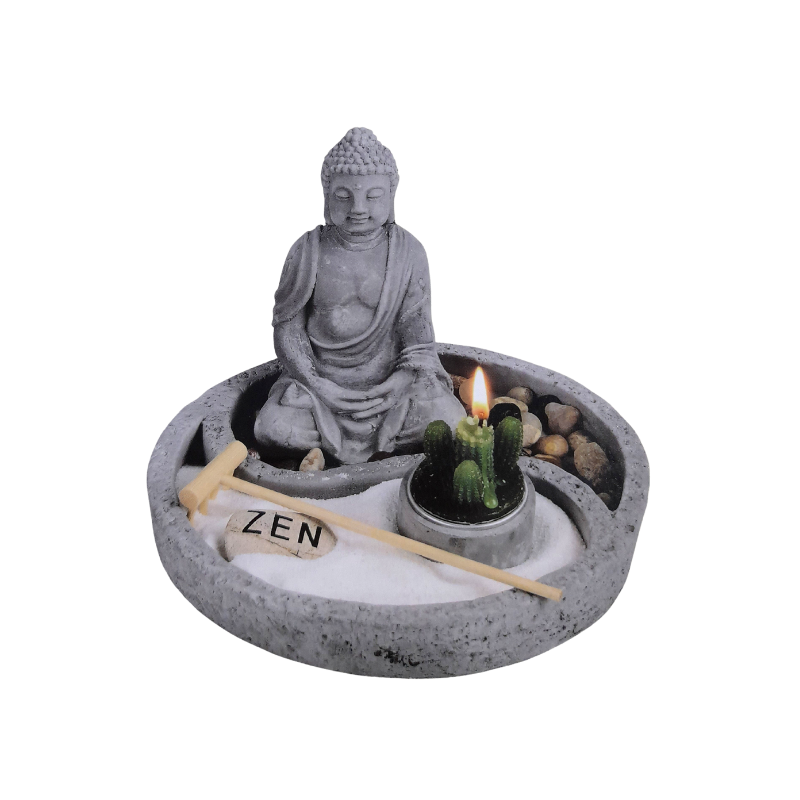 Zen kert jinjangos Buddhával